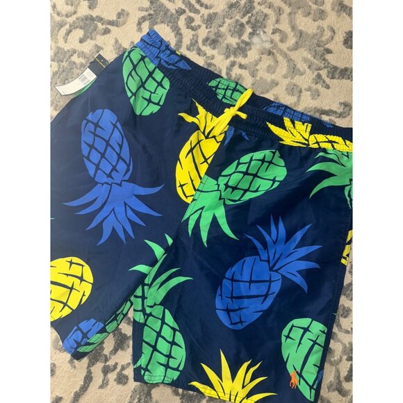New Polo Ralph Lauren men’s swim trunks, pineapples size‎ large - Picture 1 of 5